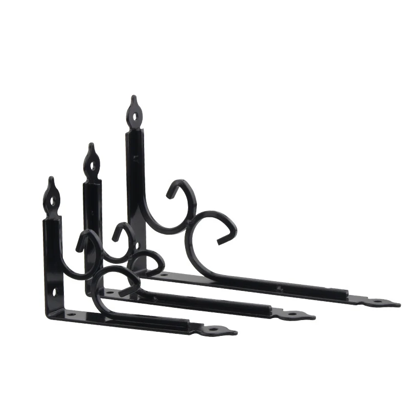 

1PC Triangle Fixing Bracket Metal Rack Bookshelf Heavy Duty Space Saving Furniture Shelves On Wall Table Support Frame Brackets