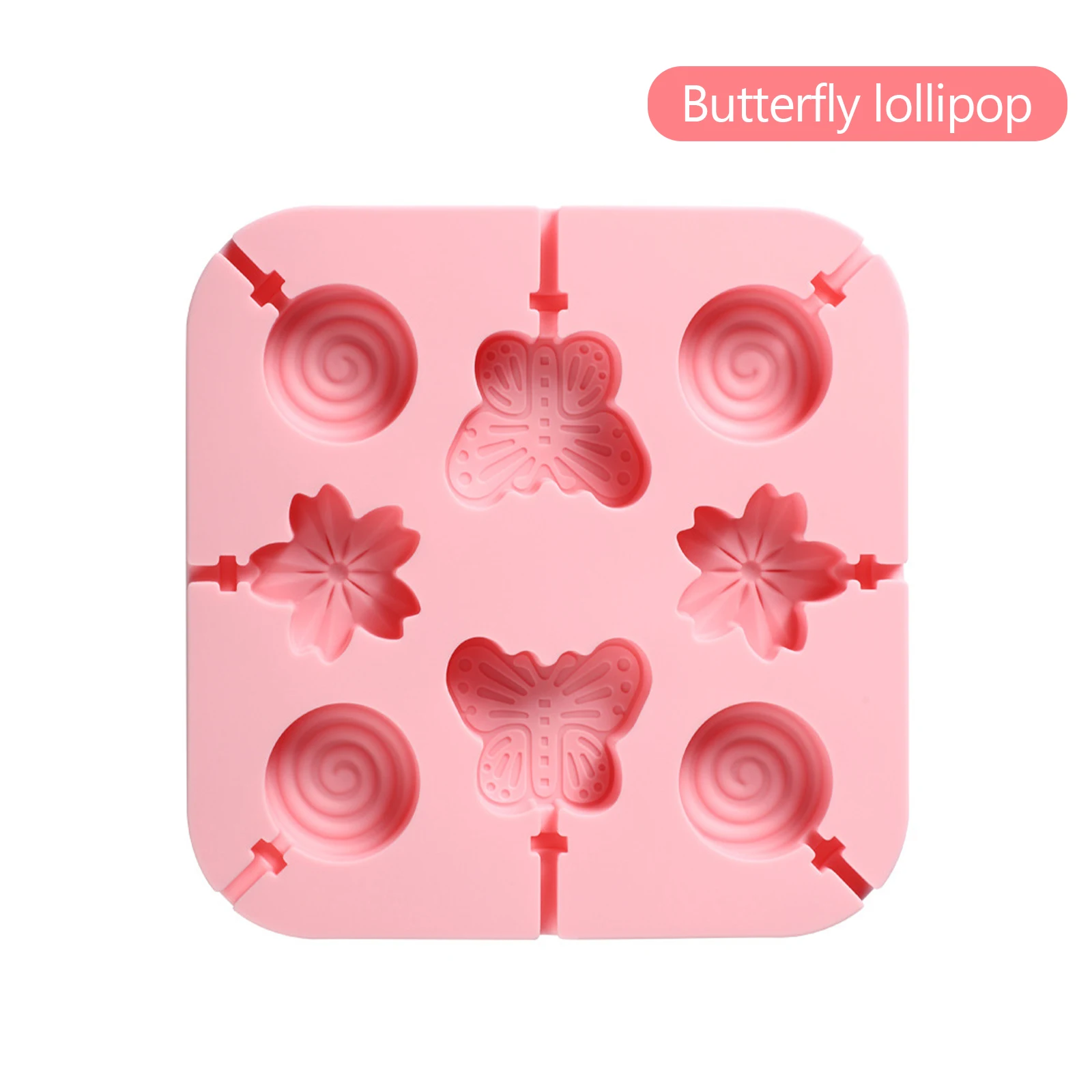 

8 Hole 3d Cat's Claw Shaped Silicone Lollipop Mold Diy Chocolate Soap Form Baking Mold Pastry Baking Tray Cake Decoration Tool