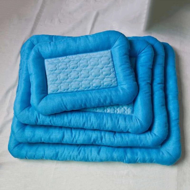 Ice Silk животное самостоятельно охлаждающий коврик для домашних животных кровать