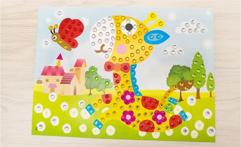 4 шт./лот алмазные наклейки ручной работы кристальная паста живопись мозаика