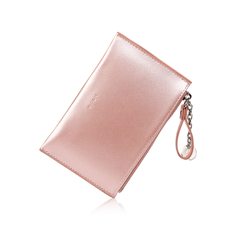 

Leather Women's Purse Mini Pearl Pendant Creative Coin Zero Wallet