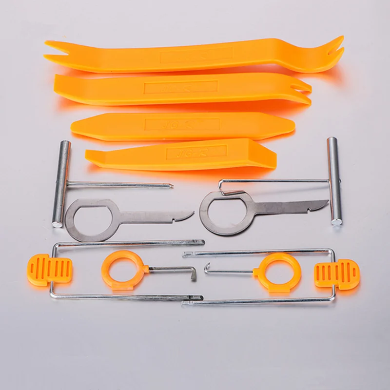 12 шт. автомобильное радио дверной зажим Панель комплект для Audi A1 A2 A3 A4 A5 A6 A7 A8 Q2 Q3 Q5