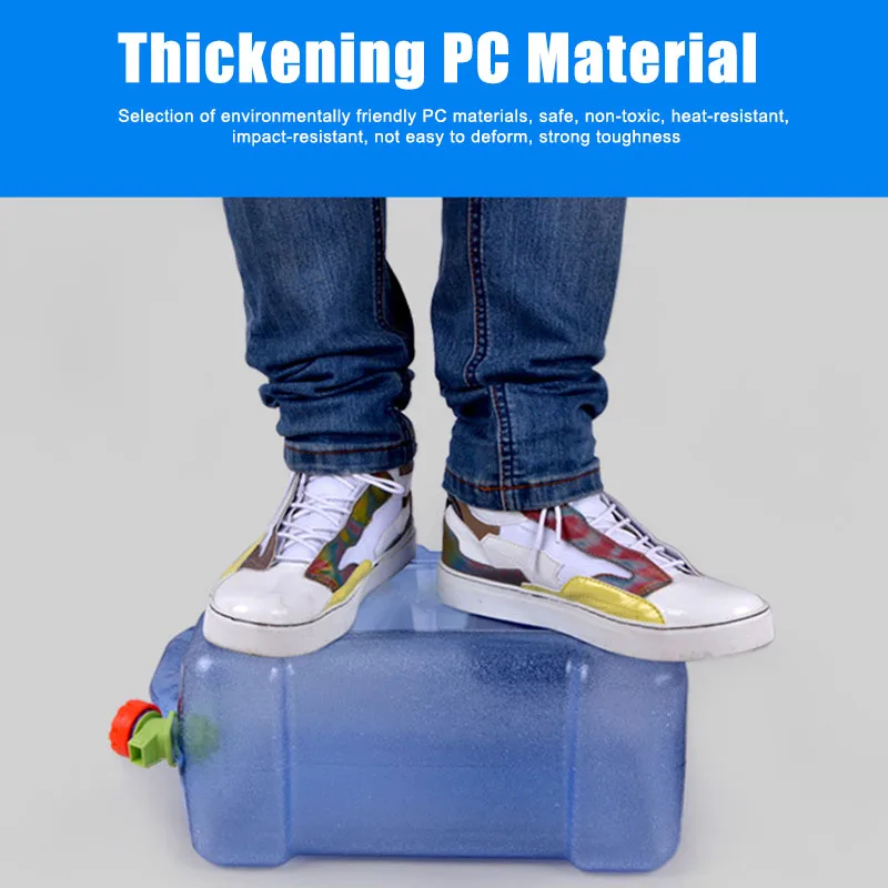 5 л автомобильный ковш из поликарбоната утолщенный кран самоводный портативный