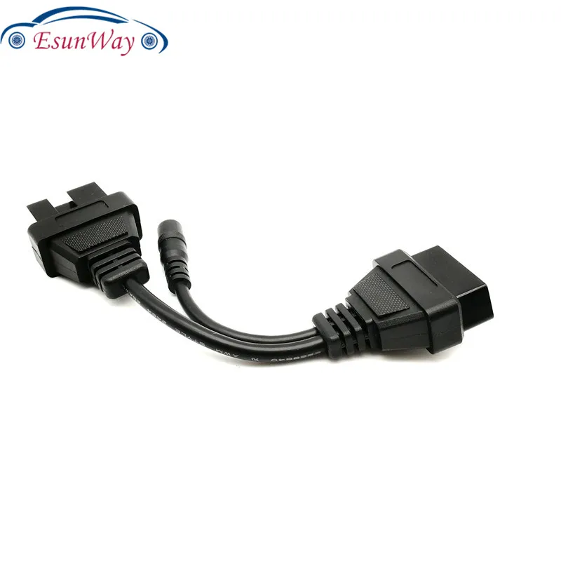 OBD2 OBDII кабель для MITSUBISHI 12pin до 16Pin адаптер Разъем диагностический сканер