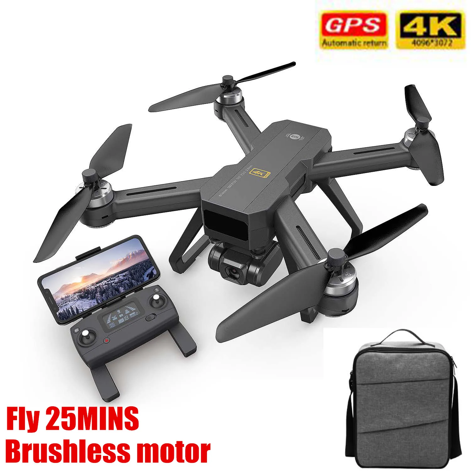 

MJX B20 GPS Дрон RTF с 4K 5G Wi-Fi Регулируемая HD широкоугольная камера Оптическое позиционирование потока бесщеточный вертолет RC Квадрокоптер