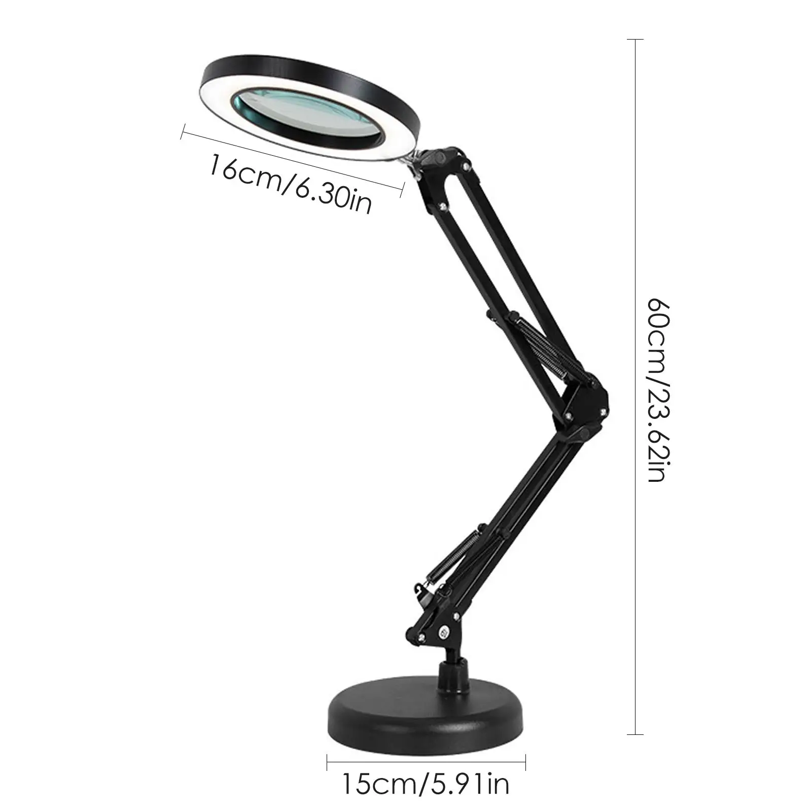 

Multifunctional LED Table Lamp Dimming Desk Reading Light Nail Beauty Light