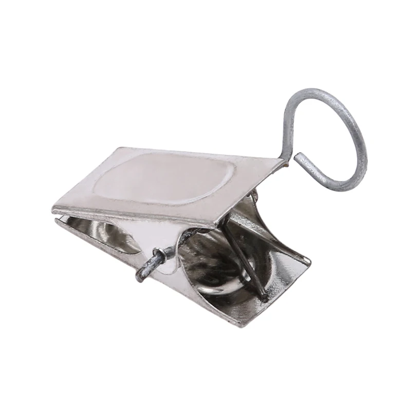 

Outdoor Buckle Curtain Clip Hook Hard Thickening Stainless Steel Curtain Rings Clamps Accessories