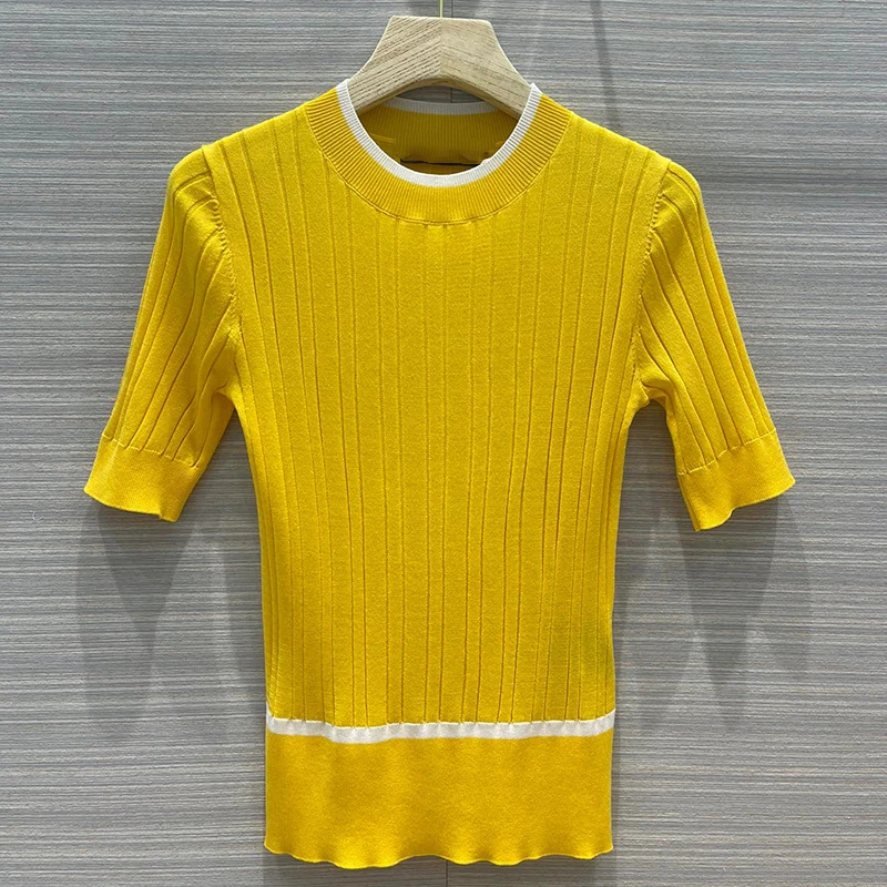 

Knitted Sweater Women 2021 Spring Summer Female O-neck Women Sweater Casual Jumper Outwear