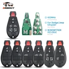 Dandkey умный дистанционный ключ 433 МГц для Dodge Grand Caravan Journey 2008 2009 2010 2011 2012 2013 M3N5WY783X Fob 234567 кнопки