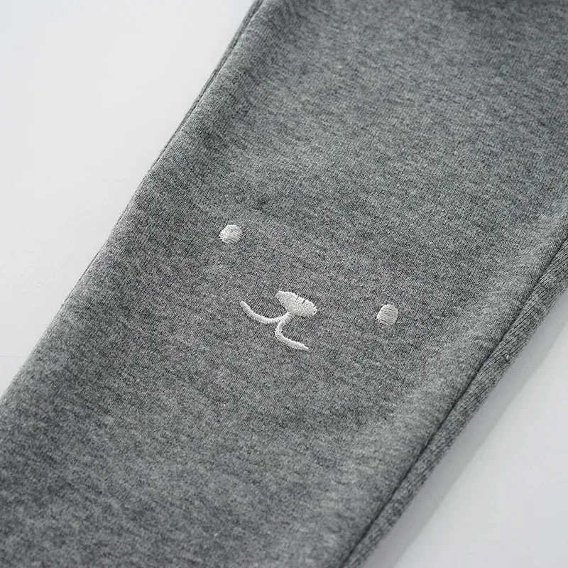 

Spring and Autumn New Children's All-match Hakama Girls Cotton Comfortable Soft Leggings Trousers Kids Solid Color Outing Pants