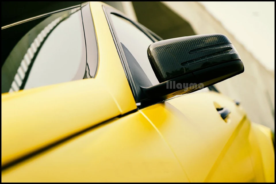 Для benz C class C180k C200 C250 замена углеродного волокна Боковая дверь зеркальная крышка 2007-2013 W204 AMG C63 CF Стайлинг зеркальная крышка