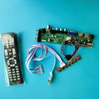 Комплект для B101AW03 V0 B101AW03 V1 B101AW03 V2 1024X60 светодиодный LED USB VGA ТВ Панель DVB-T2 HDMI AV сигнала плата цифрового контроллера 10,1