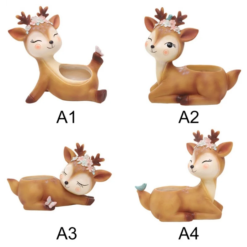 

CXD-Cartoon Succulent Potted Cute Animal Shaped Desktop Planter For Home Decoration Holiday Gift