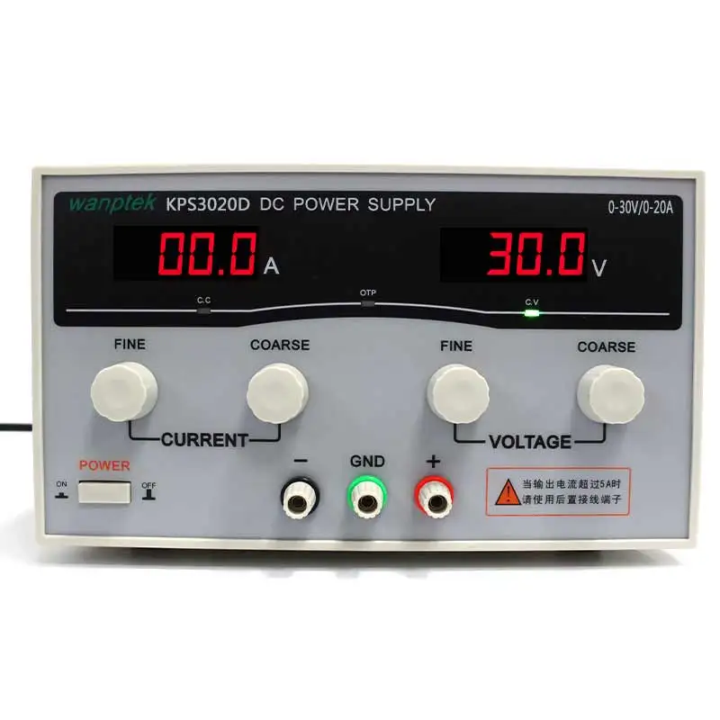 Высокоточный Регулируемый цифровой источник питания постоянного тока KPS3020D 30В/20А