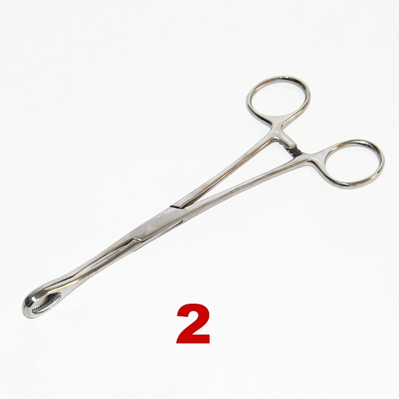 Серебряный Пирсинг из нержавеющей стали инструмент для перегородка ухо языка