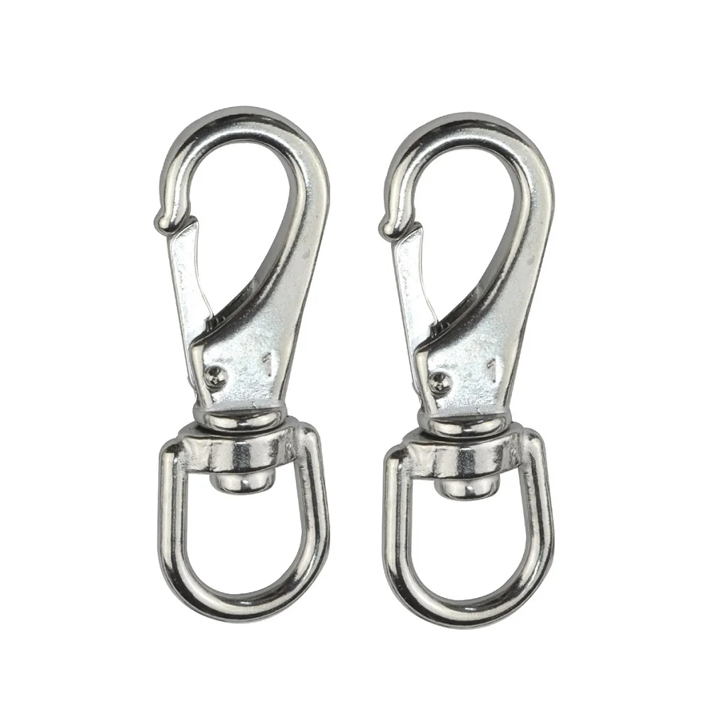 2 шт. Нержавеющая сталь 304 крюк с защелкой для тяжелых условий эксплуатации 69 мм 88