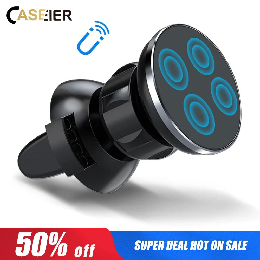 CASEIER магнитный автомобильный держатель телефона для iPhone Samsung 360 Air Mount магнитный держатель для телефона в автомобиле gps Стенд универсальные держатели подставка для телефона