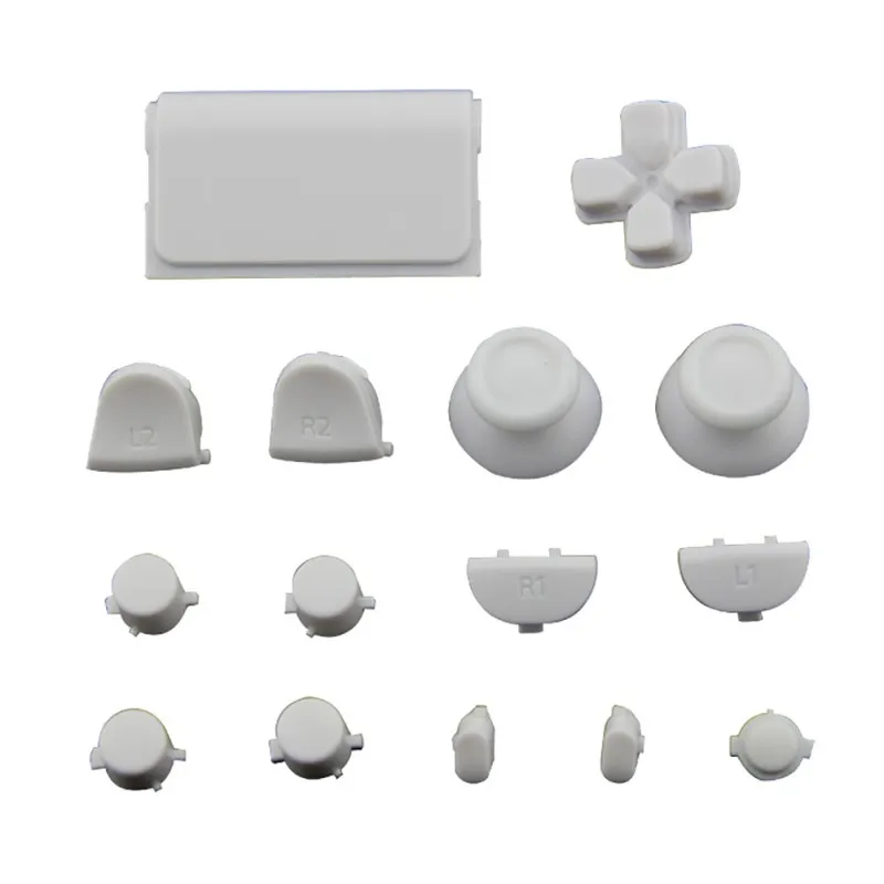 New Buttons Kit for PS4 2.0 Controller Custom Replacement Parts Chrome Gloss Solid Color High quality ps4 controller buttons | Электроника