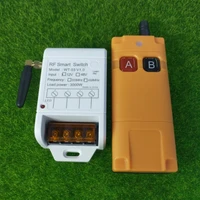 3000w rf wireless dc 12v 24v 36v remote control switch 1ch 30a receiver industrial transmitter forwater pump lighting universal