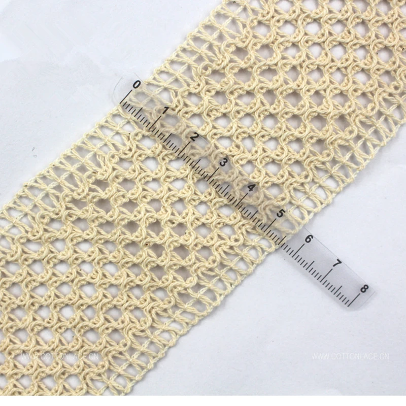 

5 yards of white cotton thread 5.5cm wide cotton accessories lace hollowed-out tiara wedding DIY handmade crafts accessories