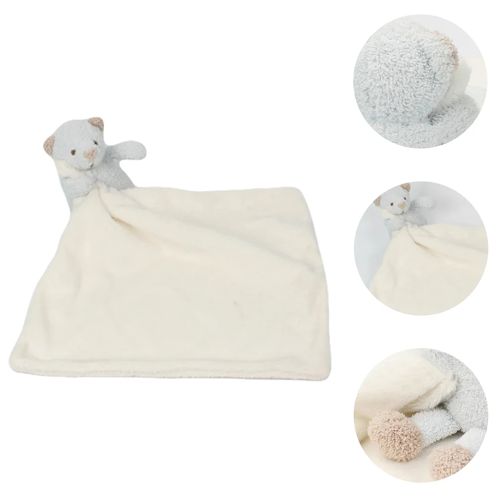 

Comfortable Cartoon Bear Doll Baby Pacifying Doll Infant Comfort Towel