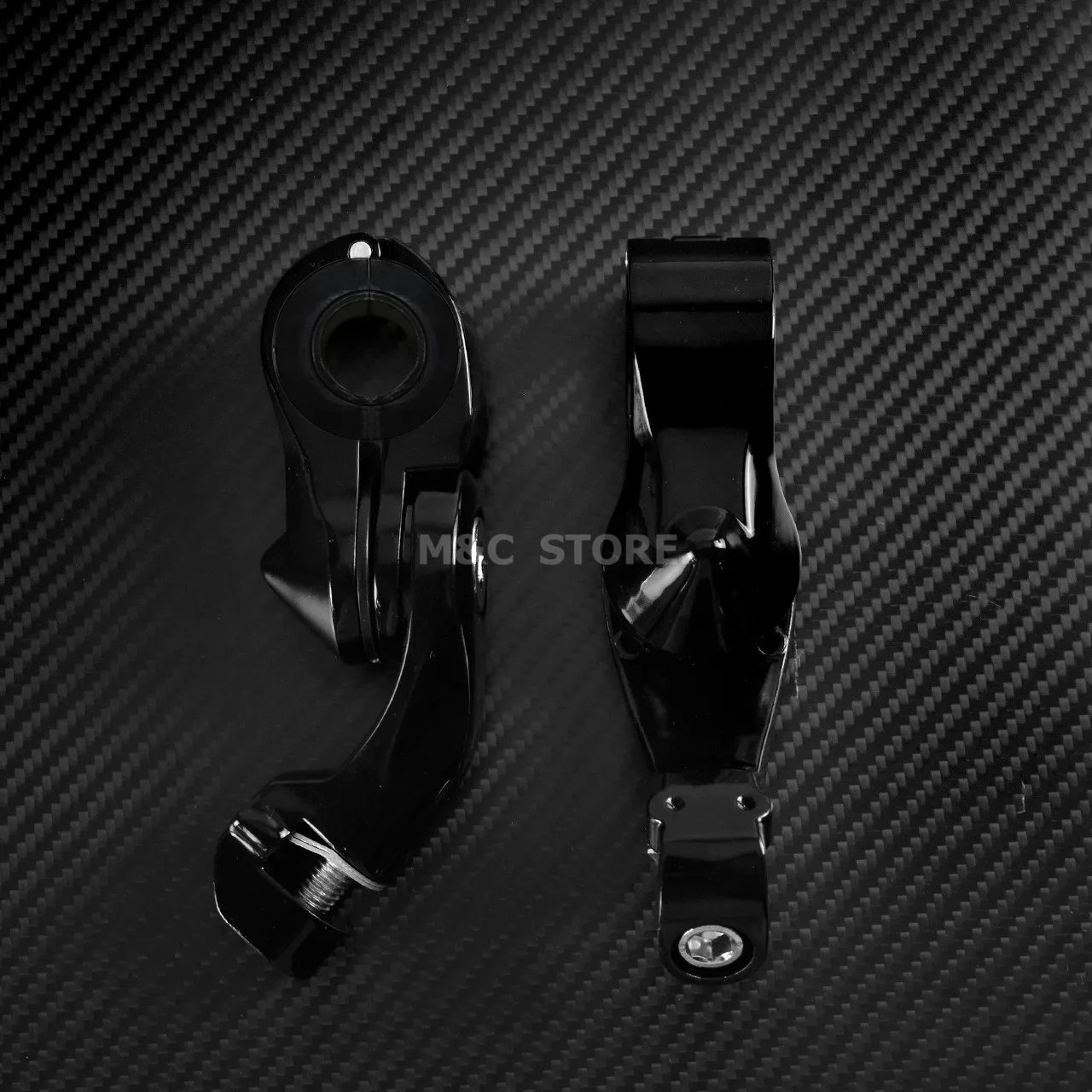 1-1/4 &quot32 мм шоссе подножки для ног короткое крепление защита двигателя черный Harley