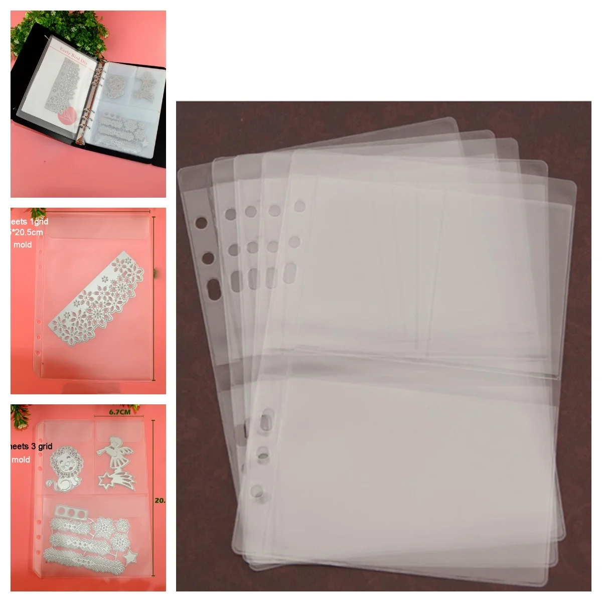 3 белая коллекция обложки альбома пластиковое творчество трафареты для