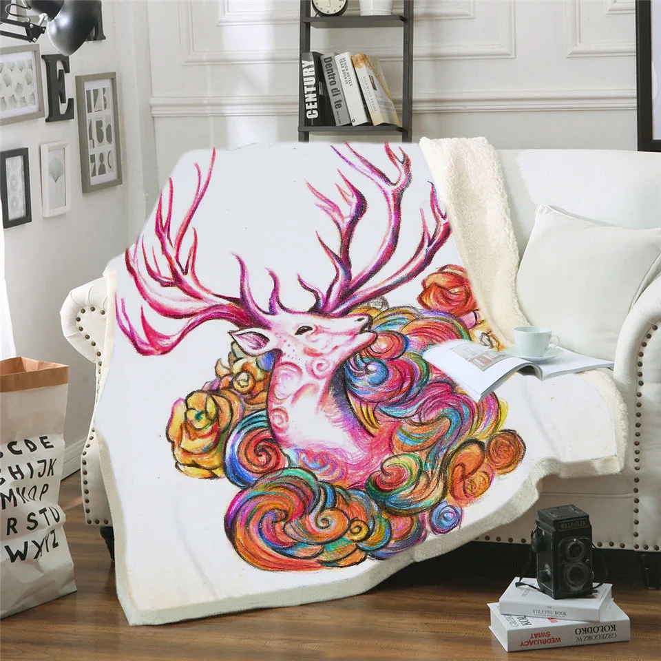 Пользовательские DIY Ловец снов микрофибра кровать одеяло бабочка Готический