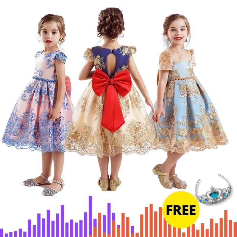 

Christmas Dress Girls Clothing Children Halloween Costume vestidos Kids Dresses for Girls New Year Party Clothes Size 4-10 Years