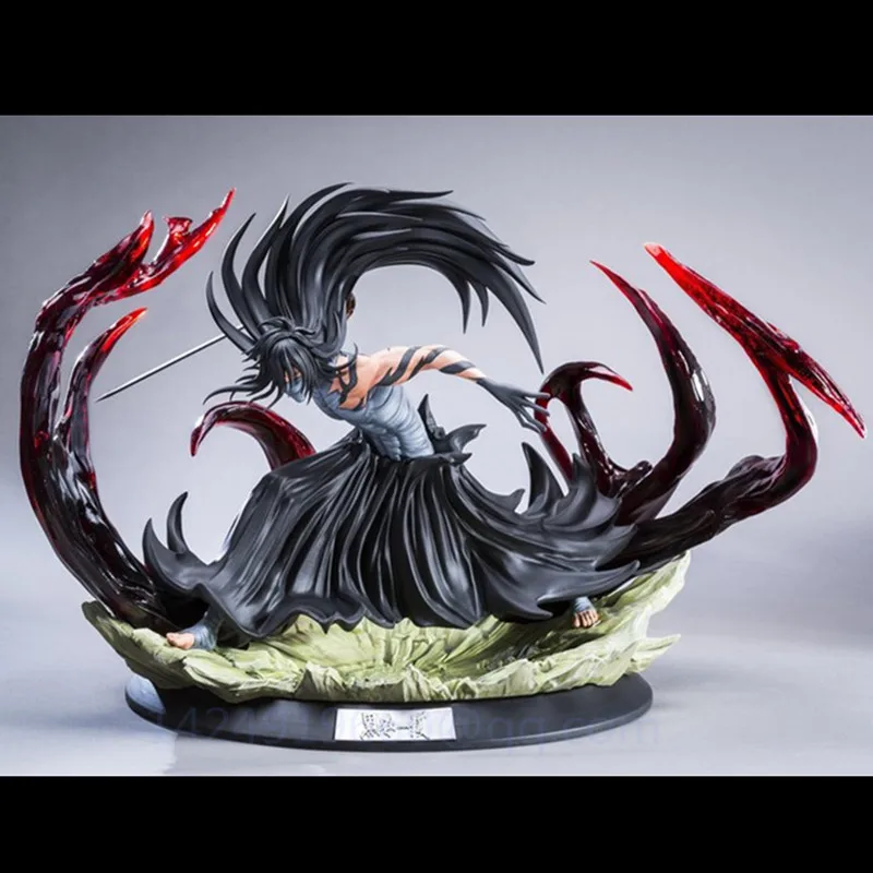 

Anime GK Statue BLEACH Kurosaki Ichigo Zanbakutou Getsuga Tenshou Ban Kai Fight Scenes Resin Action Collectible Model Toy R630