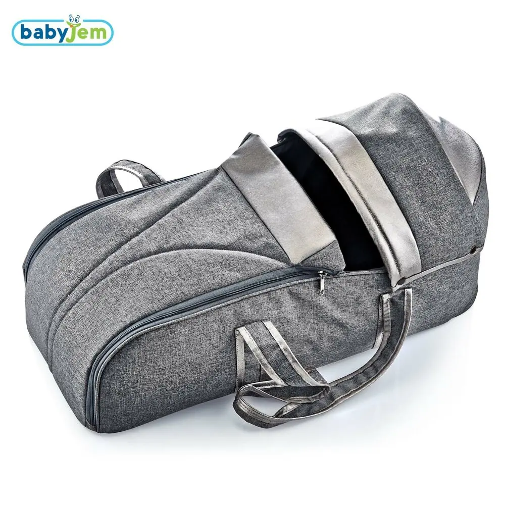 

Babyjem Baby Care Bag Grey Baby Carrying Pack Handbag for Baby Baby Sleep Mat and Carrying