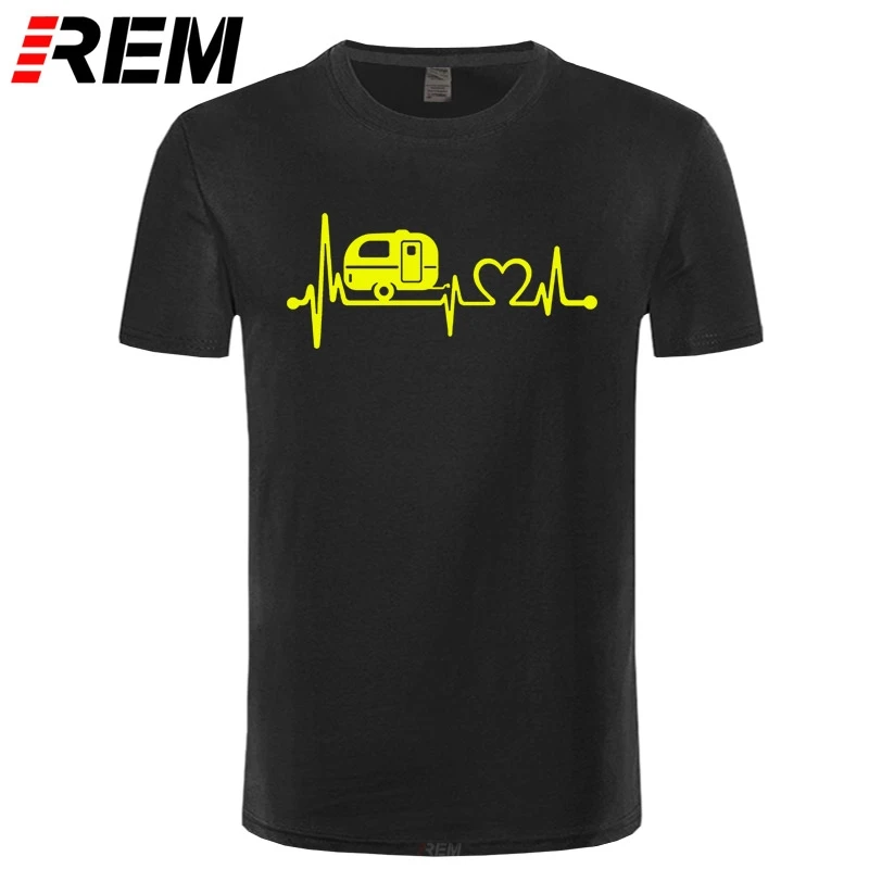 REM новые летние хлопковые мужские футболки короткий рукав на колесах для
