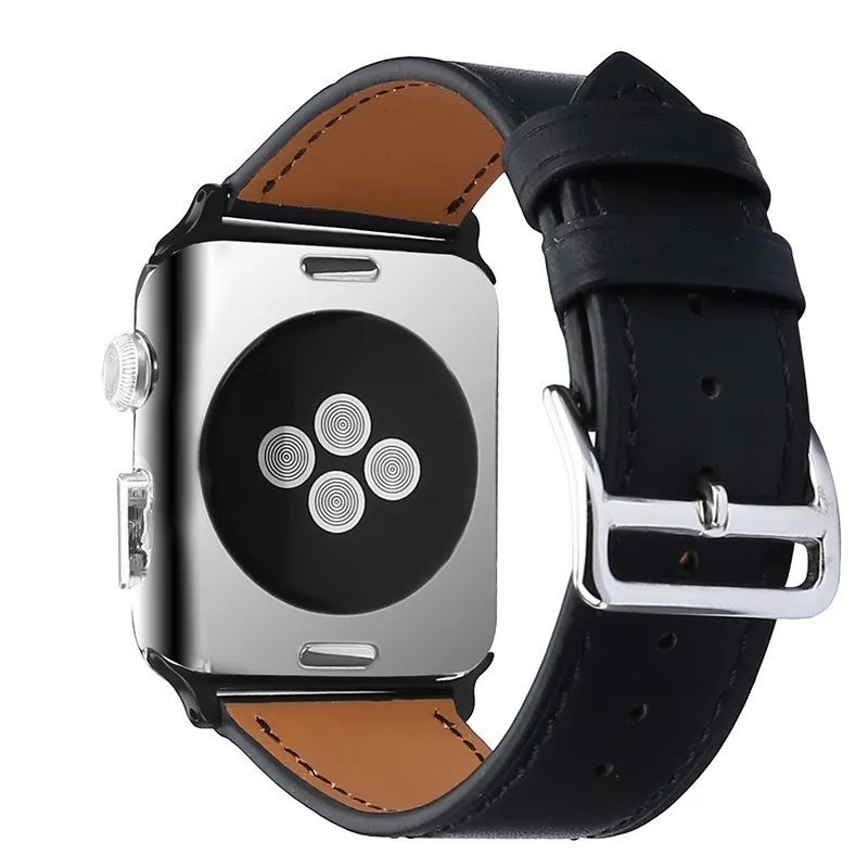 Высококачественная воловья кожа Замена для apple watch полосы 42 мм серии 4 3 2 1 Аксессуары для iwatch 38 мм браслет ремешок 44 мм запястье 40 мм