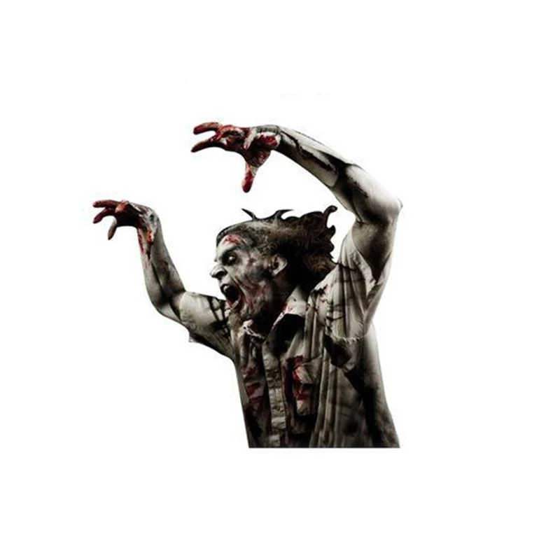 DIY светоотражающий страшный ужас лицо Призрак Декор автомобиля задние наклейки