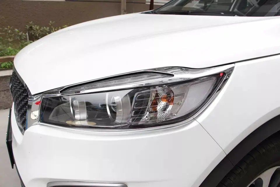 Для KIA Sorento L 2015 2 шт. ABS хромированный передние фары противотуманная фара ВЕКО для