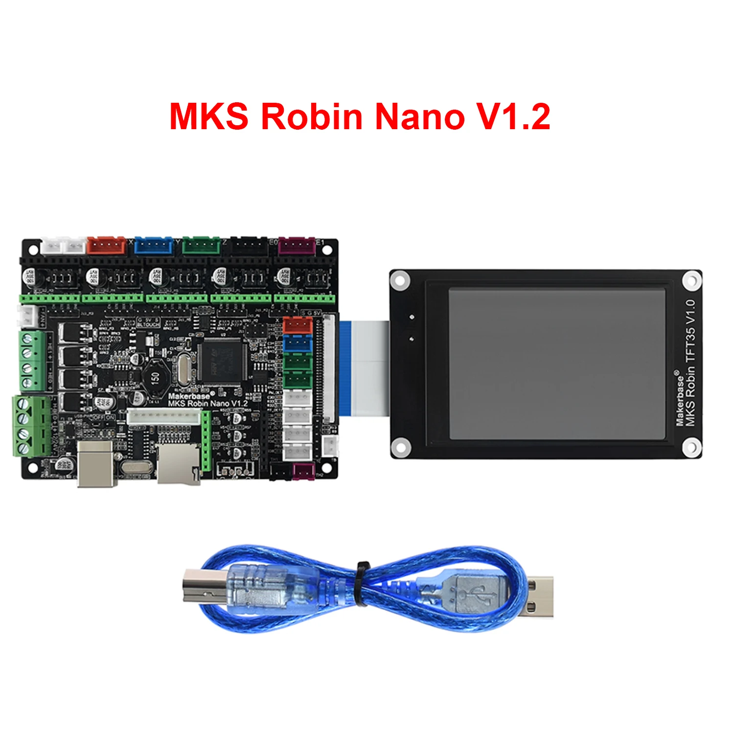 

3D Printer Board STM32 Robin Board V1.2 Hardware Open Source(Support Marlin 2.0) Support with 3.5 Inch Touchscreen