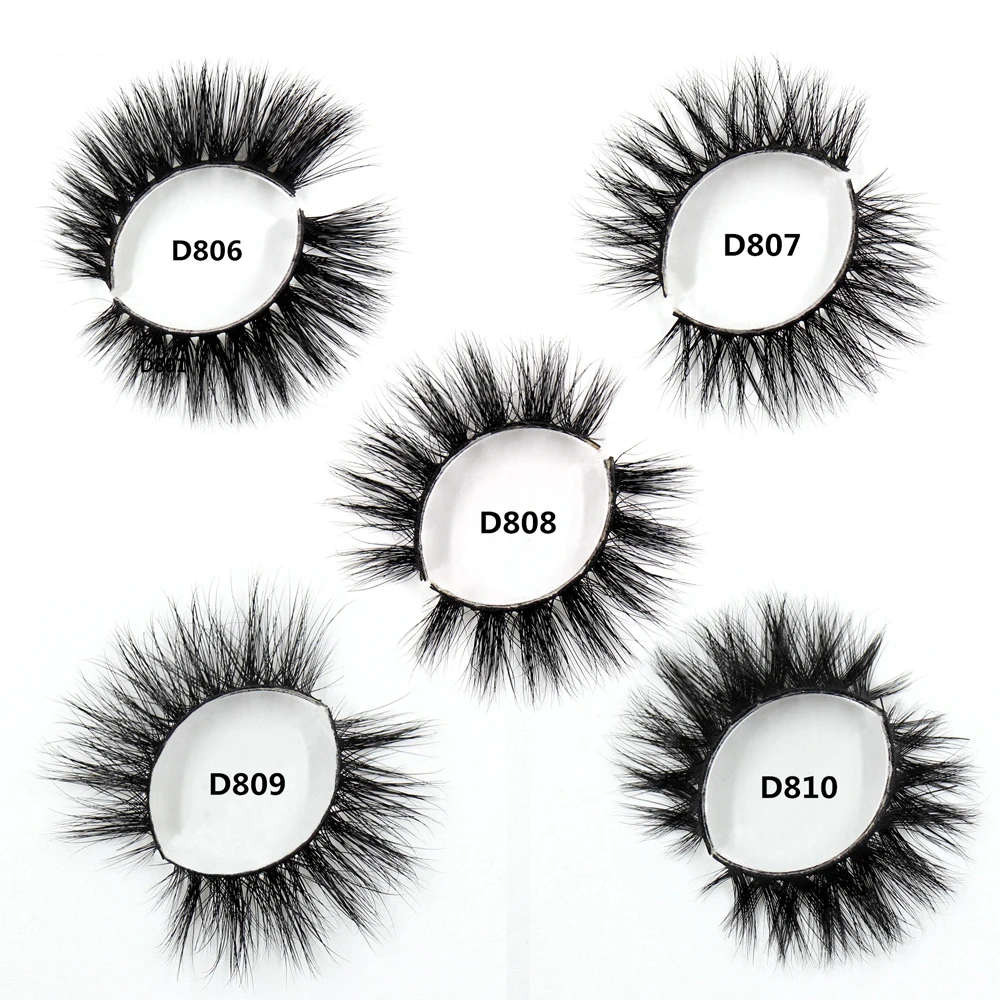 100 пар/лот накладные ресницы 3D норковые ручной работы безжалостные макияж ресниц