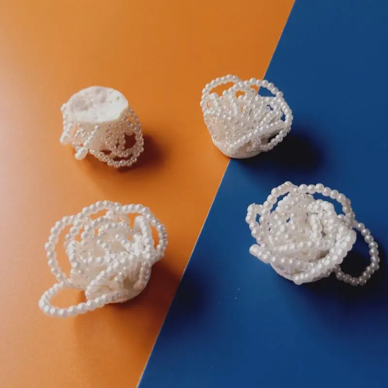 1 шт. 3D нашивки с жемчугом и цветами для одежды сделай сам Пришивные блестки