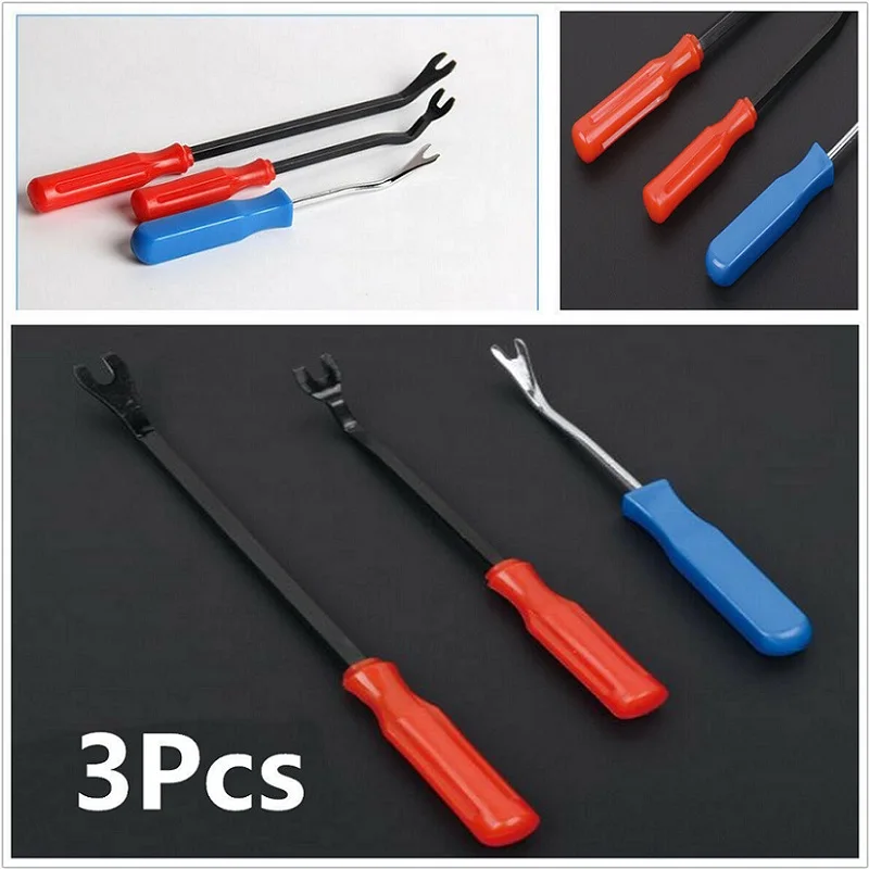 

3pcs Pliers Car Door Window Panel Upholstery Fastener Remove Moulding Trim Clips