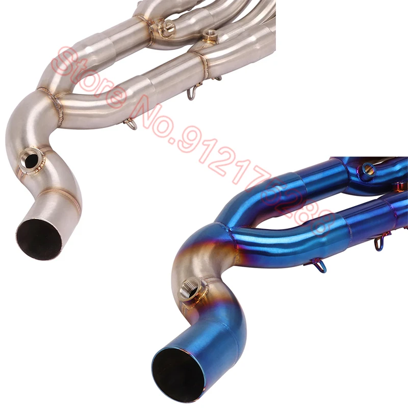 

For Yamaha YZF R6 2017 2018 2019 2020 r6 Motorcycle Exhaust System Escape Slip On Front Tube Link Pipe Connect Original Muffler