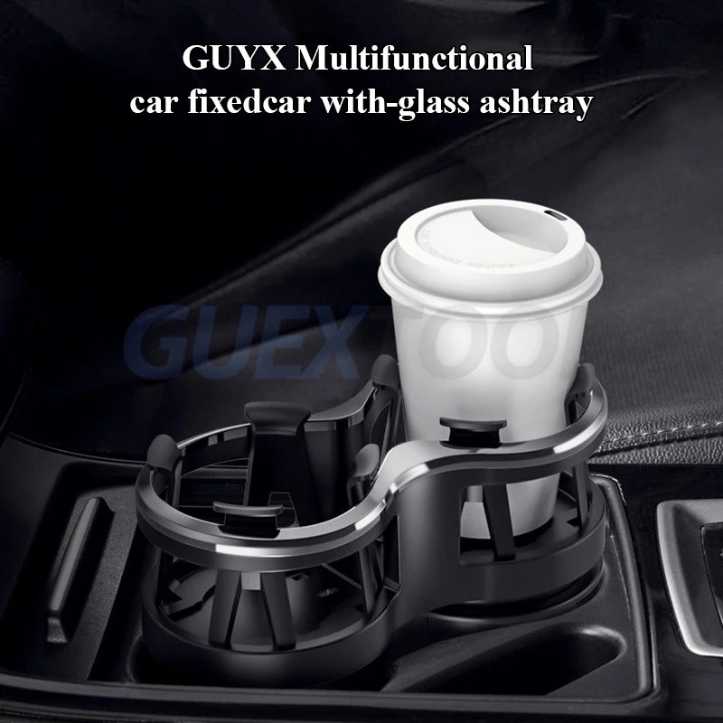 

Multi-functional Car Mounted Glass Rack Modified Fixed Car Put Glass Ash Tray Rack Car For Tea Cup Saucer Drink Holder