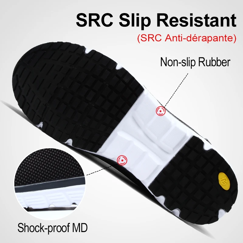 DYKHMILY/защитная обувь Рабочая со стальным носком для мужчин и женщин