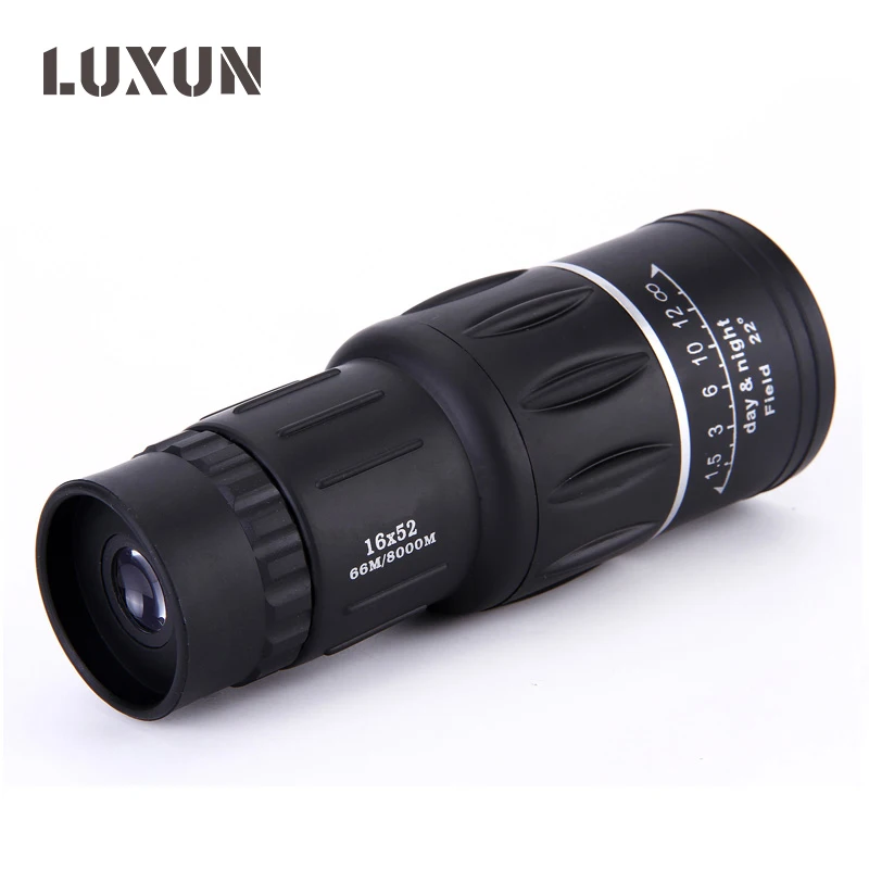 Водонепроницаемый монокулярный телескоп LUXUN 16X52 HD наружный для кемпинга охоты