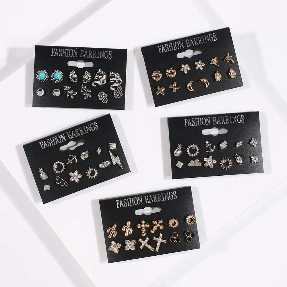 

earrings set stud earrings for women gift for women studs turtle geometric earring pins wholesale