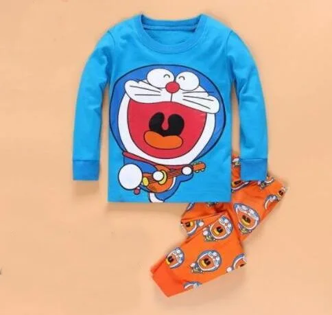 Японские Аниме Детские пижамные комплекты с длинным рукавом рисунком женский