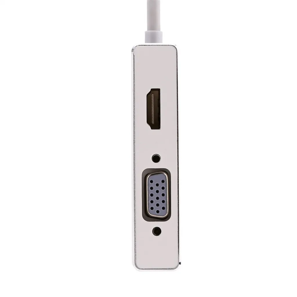 Смарт концентратор Type C док станция к HDMI VGA usb хаб адаптер 5 в 1 USB 3 0 конвертер для