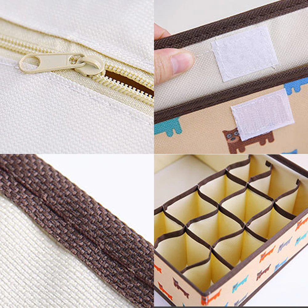 Сумка для хранения нижнего белья разделитель ящика с крышкой органайзер шкафа