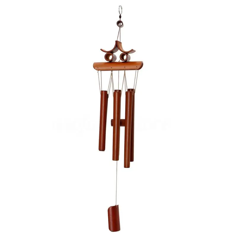 Промо-акция! Bamboo Wind Chime Windchime садовое украшение для двора дома Lucky  Дом и