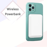 magnetic qi wireless charger power bank 5000mah portable charger poverbank external battery powerbank for iphone 12 samsung s20