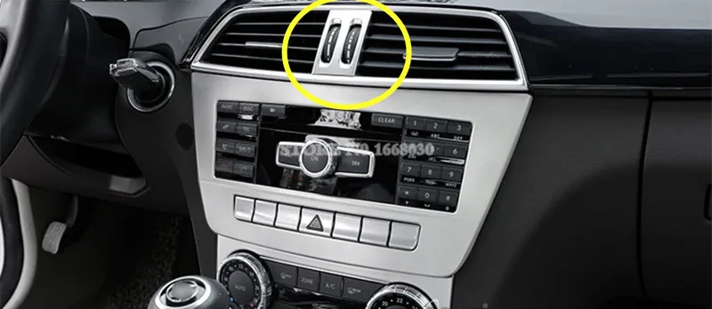 Внутренняя консоль с регулировкой вентиляции крышка ручки для Benz C класса W204 S204